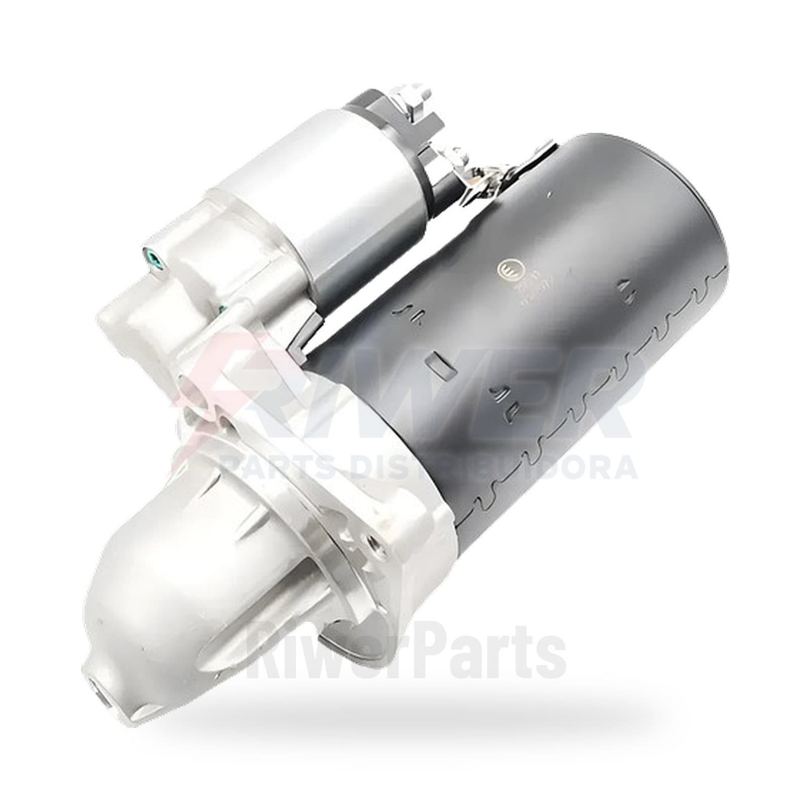 Motor de partida Iveco Daily, vista principal em três-quartos.